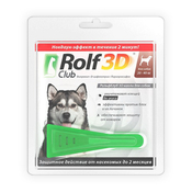 Rolf Club 3D Капли от блох и клещей для собак от 20 до 40 кг