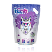 iCAT Lavander Силикагелевый наполнитель для кошачьего туалета (с ароматом лаванды)