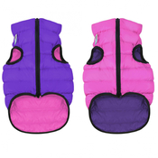 Collar AiryVest Курточка двухсторонняя для собак, розово-фиолетовая